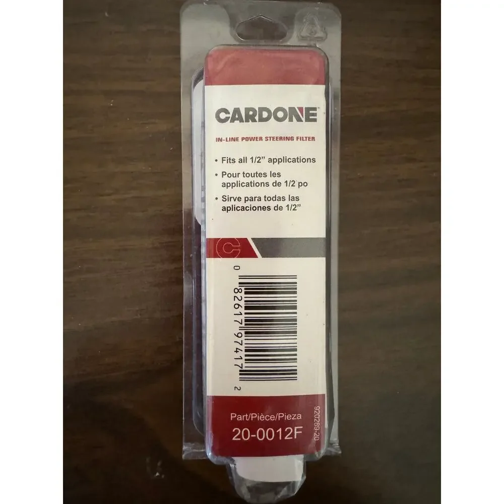 Cardone Pure #20-0012F In-Line Power Steering Filter Fits All 1/2